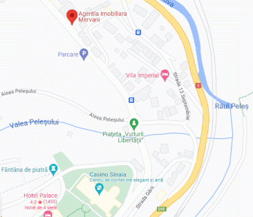 Harta sediu Sinaia - Agentia Imobiliara Mervani 